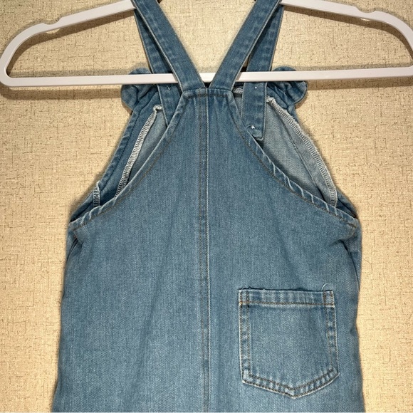 SHEIN Blue Denim Overalls with Relaxed Fit Size 2-3Y - Picture 5 of 6